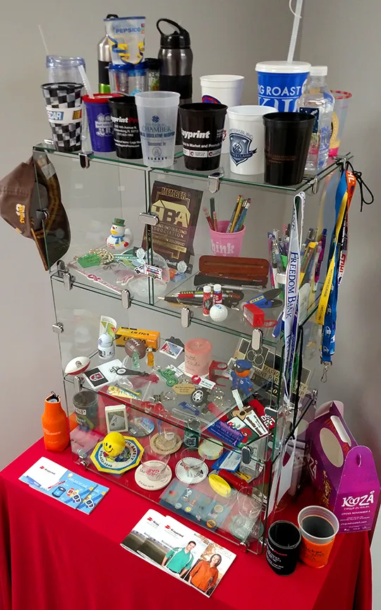 Promotional Products Shelf